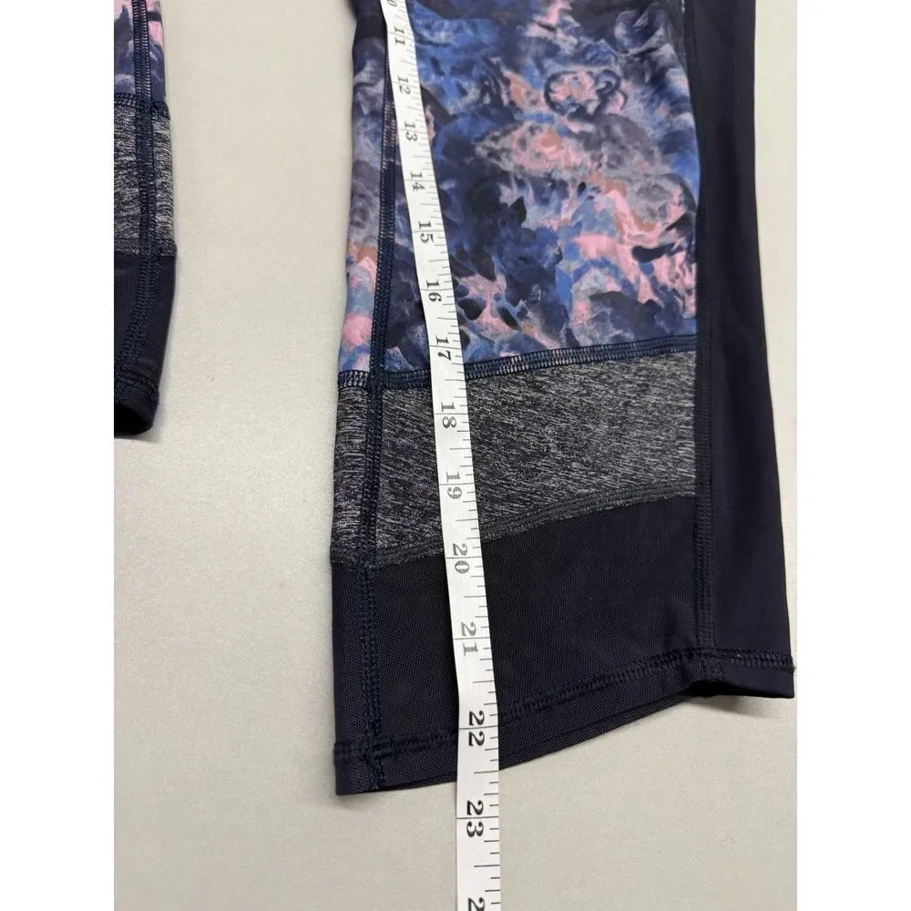 Lululemon If You're Lucky Crop *Full-On Luxtreme. Active Wear. Sz 12